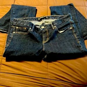 Express barely boot low rise jeans